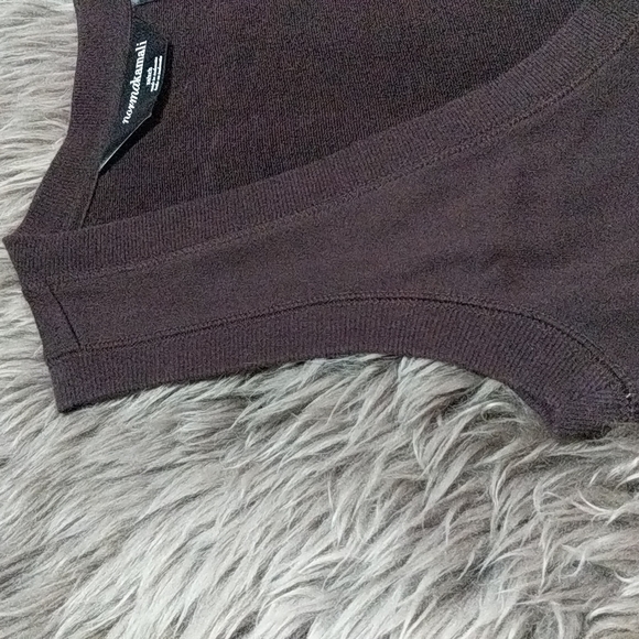 Norma Kamali Sleeveless V-Neck Tunic/ Sweatshirt Dress - Picture 2 of 12